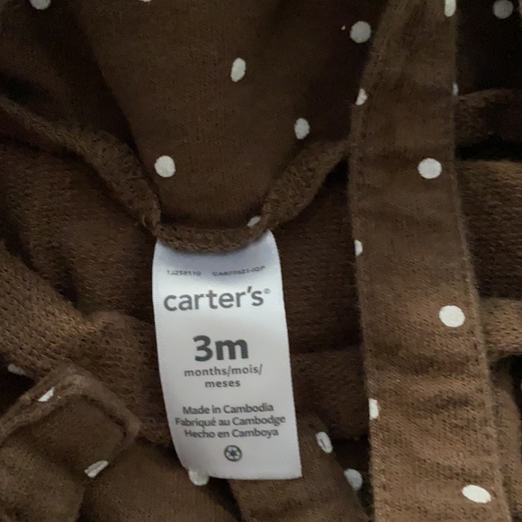 Carter’s Thanksgiving Turkey Romper Dress - Sz 3m - Picture 4 of 4